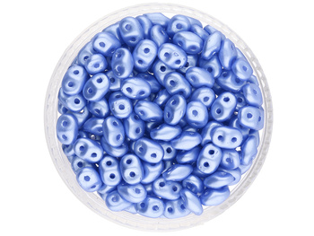 SuperDuo™ / 2.5x5mm / Pearl Coat / Baby Blue / 10g / ~140szt
