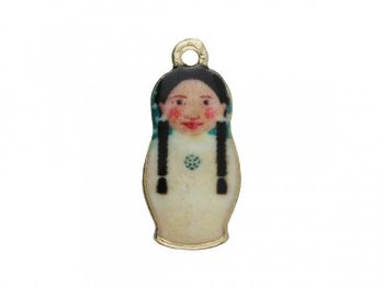 Indianka SweetCharm™ / II gatunek / charms / 21x11x2mm / KC Gold / 2szt