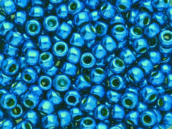 TOHO™ / Round 8/0 / Permafinish / Galvanized / Caribbean Blue / 10g / ~410szt