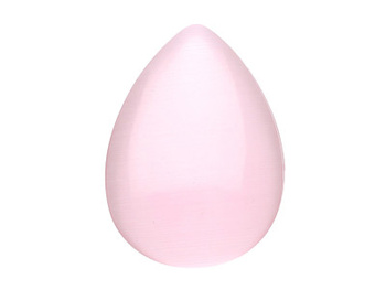 Kocie oko / kaboszon / kropla / 18x25x3.5mm / różowy / 4szt