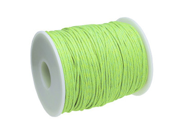 Sznurek woskowany / 1.5mm / zielony / 72m