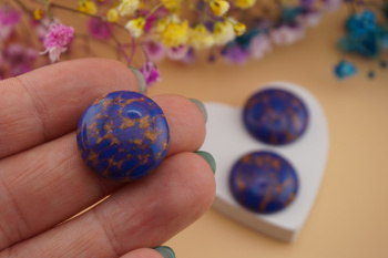 Lapis lazuli / kaboszon syntetyczny / 20mm / 1szt