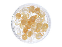 Firepolish™ / 4mm / Dual Coat / Crystal - Milky Lt. Topaz / 40szt