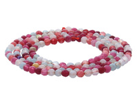 Agat / kula fasetowana / 2mm / multikolor / 170szt