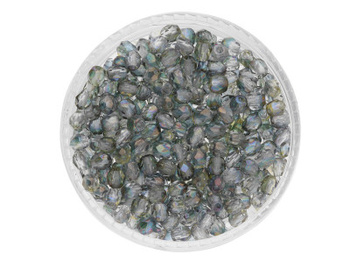 Firepolish™ / 3mm / Luster Green / Pink / Crystal / 40szt
