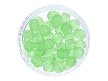 Firepolish™ / 4mm / Matte / Lt. Green / 40szt