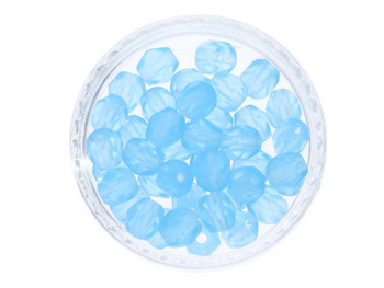 Firepolish™ / 4mm / Matte / Aquamarine / 40szt