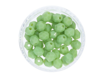 Firepolish™ / 4mm / Opaque / Lt Olivine / 40szt