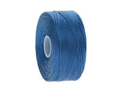 BEADSMITH™ / nić S-LON D / nylon / Tex 45 / blue / 70m