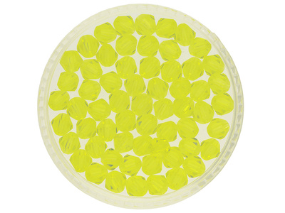 CrystaLove™ / kryształki szklane / bicone / 4mm / żółty / 92szt