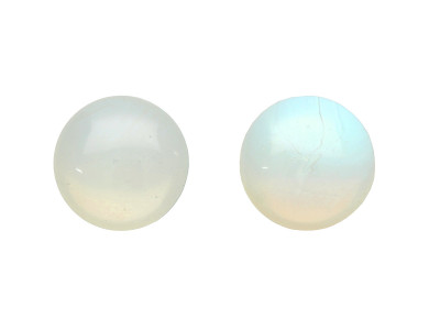 Opal syntetyczny / kaboszon / okrągły / 25x25x6mm / 1szt