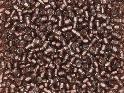 Seed Beads / koraliki szklane / round 12/0 / Silver Lined / Amethyst / ot. 0.8mm / 20g