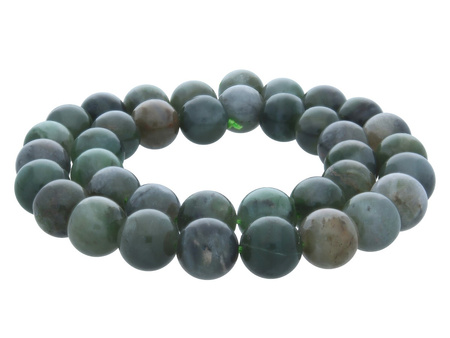Afrykański Greenstone / kula / 6mm / 62szt