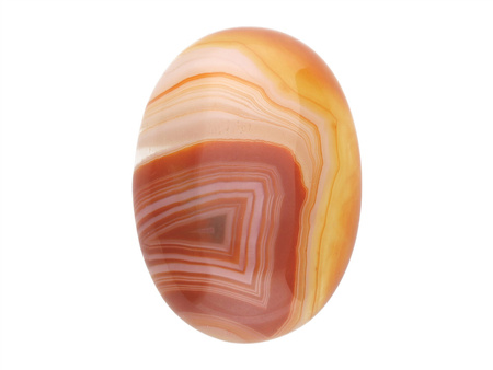 Agat Brazylijski / kaboszon / owal / 18x25x6.5mm / 1szt