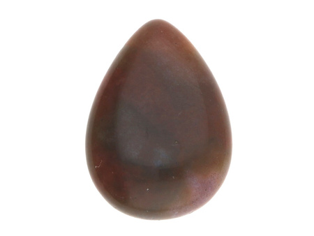 Agat Indyjski / zawieszka / kropla płaska / 13x18x6mm / 1szt