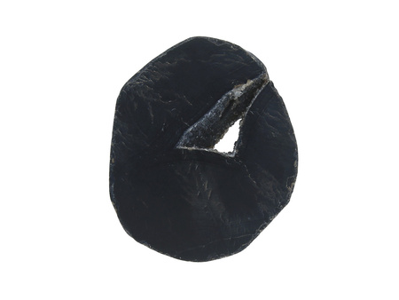 Agat druzy / plaster nieregularny / 42x32x9mm / czarny / 1szt