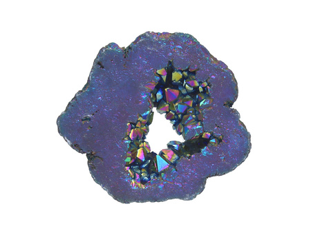 Agat druzy / plaster nieregularny / 51x56x13mm / multikolor / 1szt