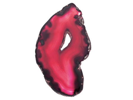 Agat / kamień do oprawy / 88x51x6mm / czerwony / 1szt