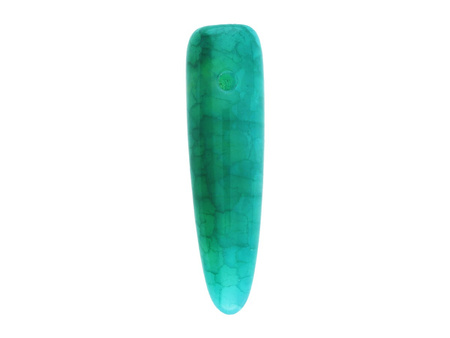 Agat / sopel / 8x36mm / zielony / 1szt