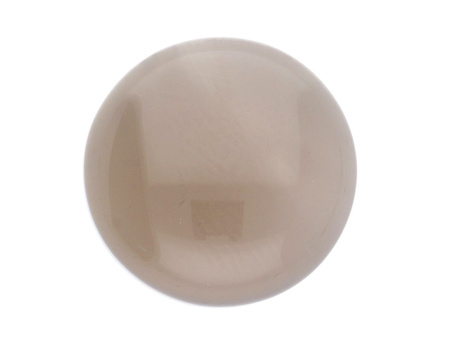 Agat szary / kaboszon / okrągły / 10x10x5mm / 1szt