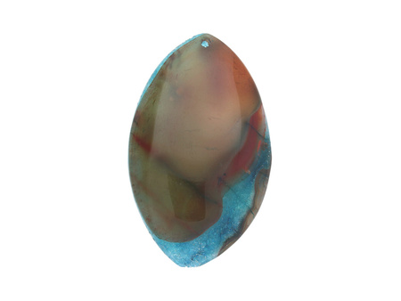 Agat / zawieszka / markiza / 55x33x7mm / brązowy / 1szt