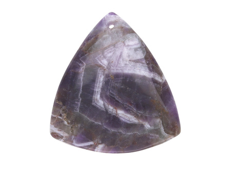 Ametyst / zawieszka / trójkąt / 47x43x7mm / 1szt