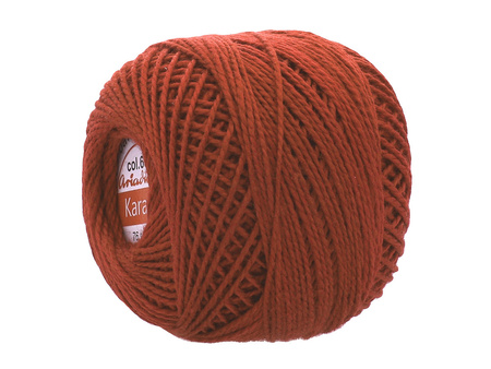 Ariadna™ / kordonek / Karat 8 / 100% bawełna / kasztanowy (kol. 0639) / Tex 76 x 2 / 65m