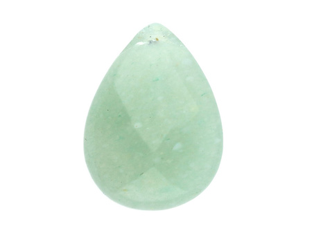 Awenturyn / zawieszka / kropla fasetowana / 13x18x6mm / 1szt