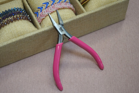 BEADSMITH ® / Szczypce / 12cm / turkusowy / 1szt