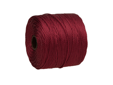 BEADSMITH™ / nić S-LON / nylon / 0.5mm / scarlet / 70.4m