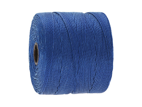 BEADSMITH™ / nić SuperLon Fine / nylon / Tex 135 / College Blue / 0.5mm / 108m