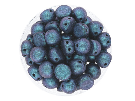 CZECHMATES™ / Cabochon / 7mm / Polychrome / Indigo Orchid / 5g / ~13szt