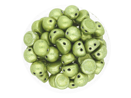 CZECHMATES™ / koraliki szklane / Cabochon / 7mm / Saturated Metallic / Primrose Yellow / 5g