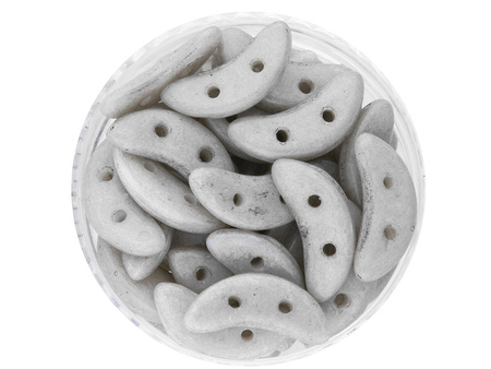 CZECHMATES™ / koraliki szklane / Crescent / 3/10mm / Opaque / Lilac Gray / 5g