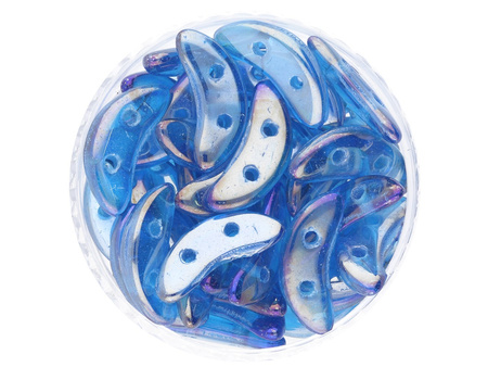 CZECHMATES™ / koraliki szklane / rozmiar 3/10mm / Luster Iris / Capri Blue / 5g
