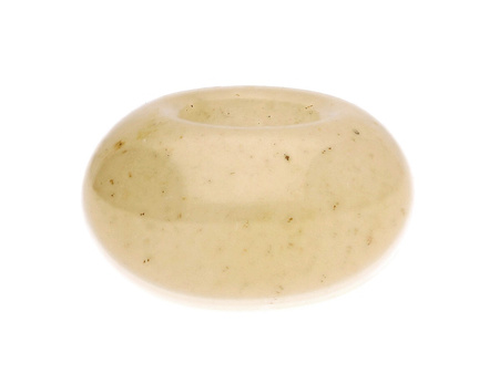 Chalcedon / oponka / 8x14x14mm / kremowy / 1szt