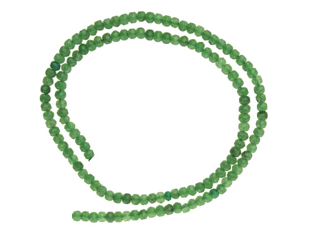 Chalcedon / rondelle / 2x3mm / zielony / ok 145 szt / 1 sznur