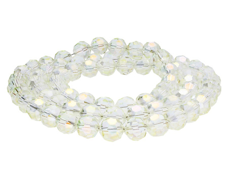CrystaLove™ / kryształki szklane / ball / 3mm / cytrynowy / transparentny, opalizujący / 200szt