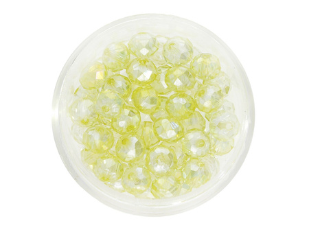 CrystaLove™ / kryształki szklane / rondelle / 2x3mm / cytrynowy / opalizujący / 150szt