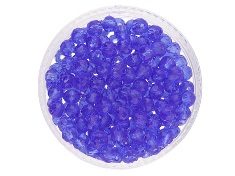 CrystaLove™ / kryształki szklane / rondelle / 3x4mm / Blue / 150szt