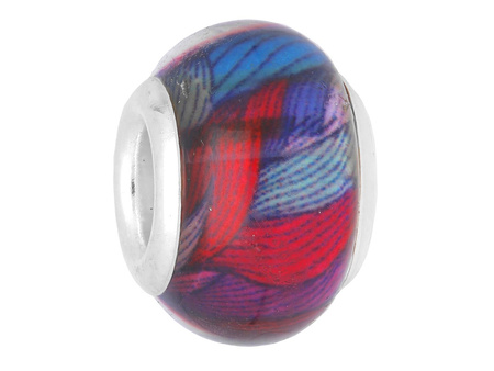 Decolores™ / przekładka / fasetowana / akryl / 9x13x13mm / Painted /włókna/ multikolor/ ot.5mm /1szt