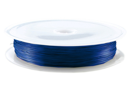 Drut jubilerski wire wrapping 0,3mm / niebieski / 30m