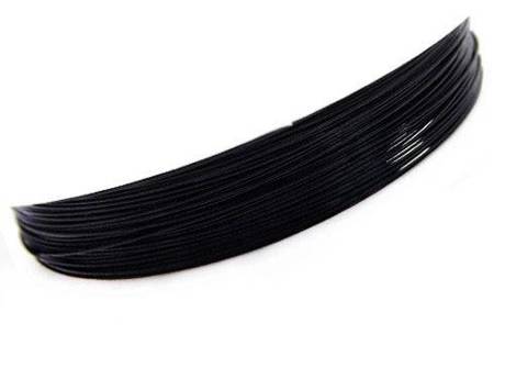 Drut  jubilerski wire wrapping, miedziany / czarny / 0,4 mm / 20m