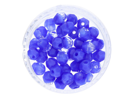 Firepolish™ / 3mm / Dual Coat / Sapphire - Crystal / 40szt
