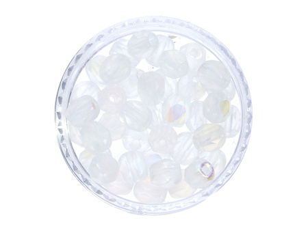 Firepolish™ / 3mm / Matte AB / Crystal / 40szt
