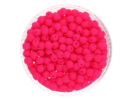 Firepolish™ / 3mm / Neon / Pink / 40szt