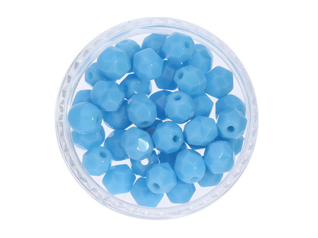 Firepolish™ / 3mm / Opaque / Blue Turquoise / 40szt