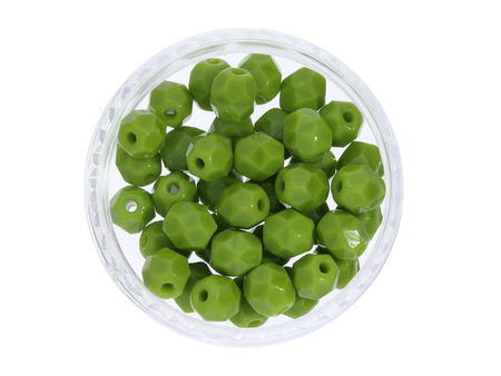 Firepolish™ / 3mm / Opaque / Olive / 40szt