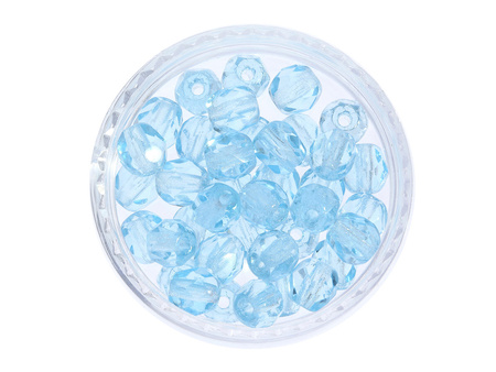 Firepolish™ / 3mm / Transparent / Lt. Aquamarine / 40szt