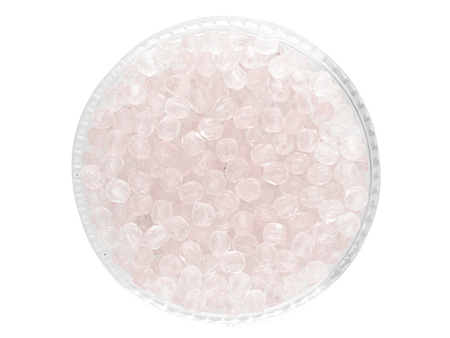 Firepolish™ / 3mm / Transparent / Lt. Rosa / 40szt